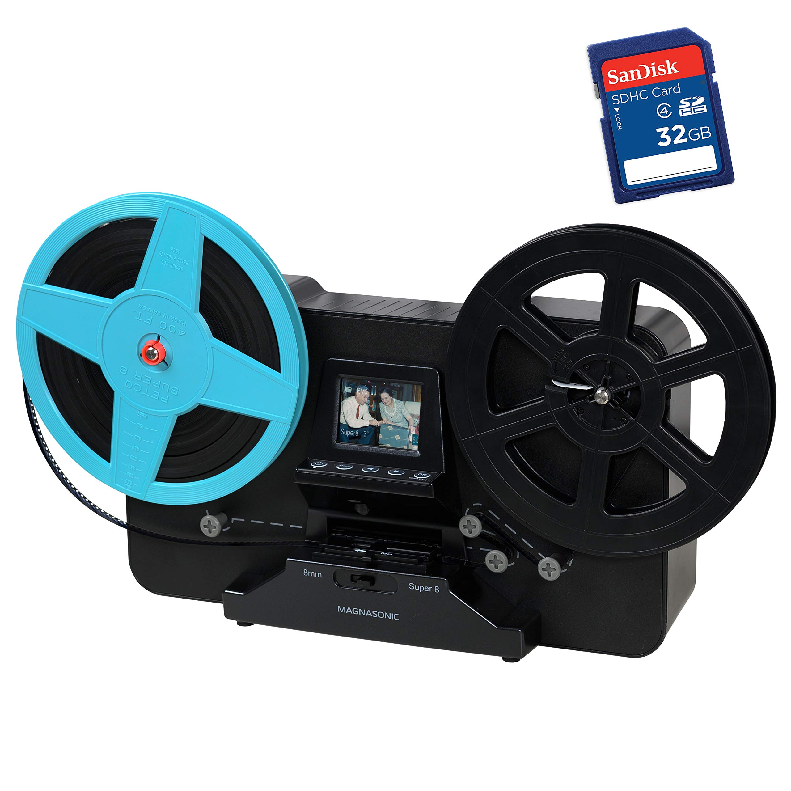 Foto 2 pulgar | Escáner De Película Magnasonic All-in-one Super 8/8 Mm A Digital - Venta Internacional.