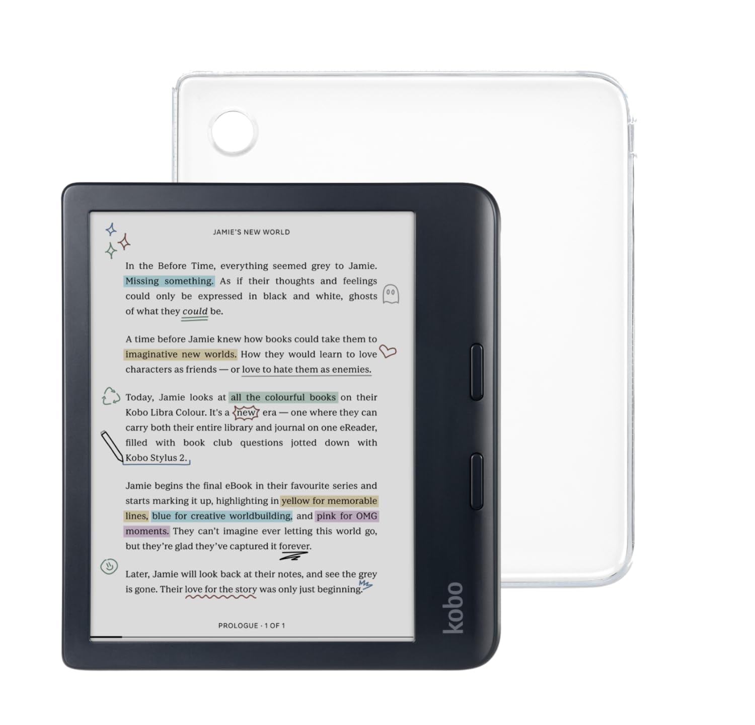Foto 2 pulgar | Paquete De Ereader Kobo Libra En Color Negro Con Funda (32 Gb) - Venta Internacional.