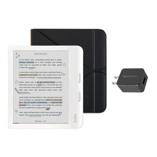 Foto 1 | Ereader Kobo Libra En Color Blanco Con Paquete De Funda Y Adaptador De Corriente Alterna - Venta Internacional.