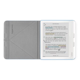 Foto 2 | Funda Kobo Libra Colour Sleepcover De Piel Vegana Azul Oscuro - Venta Internacional.