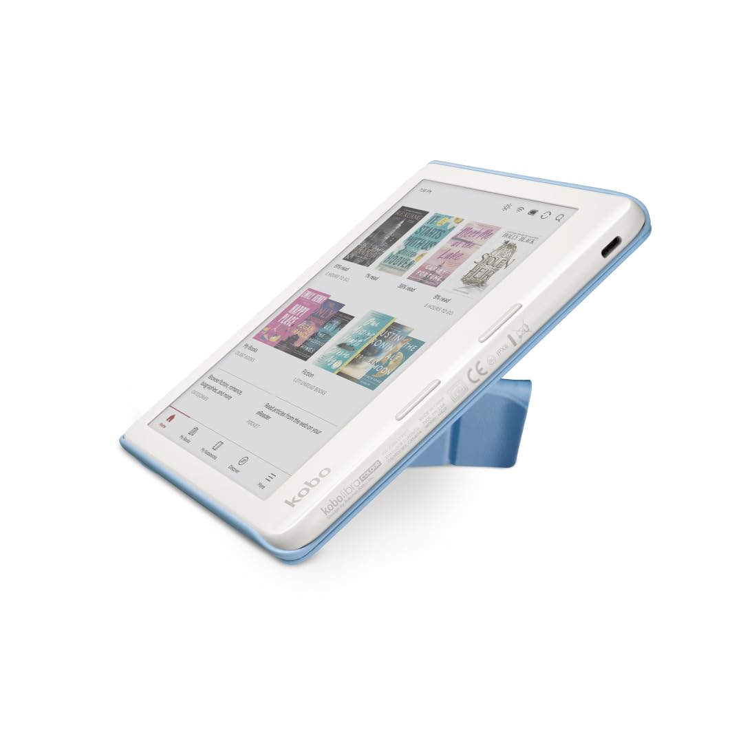 Foto 5 pulgar | Funda Kobo Libra Colour Sleepcover De Piel Vegana Azul Oscuro - Venta Internacional.
