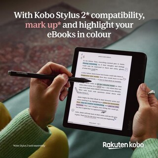 Foto 3 | Ereader Kobo Libra Colour De 7 Pulgadas, Blanco, Antideslumbrante Y Resistente Al Agua - Venta Internacional.
