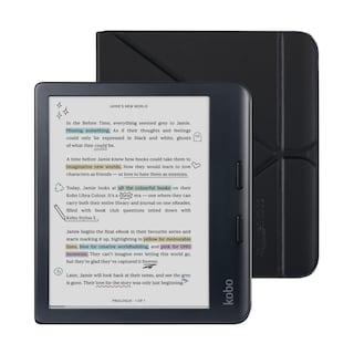 Foto 1 | Paquete De Ereader Kobo Libra De Color Negro Con Funda De 32 Gb Resistente Al Agua - Venta Internacional.