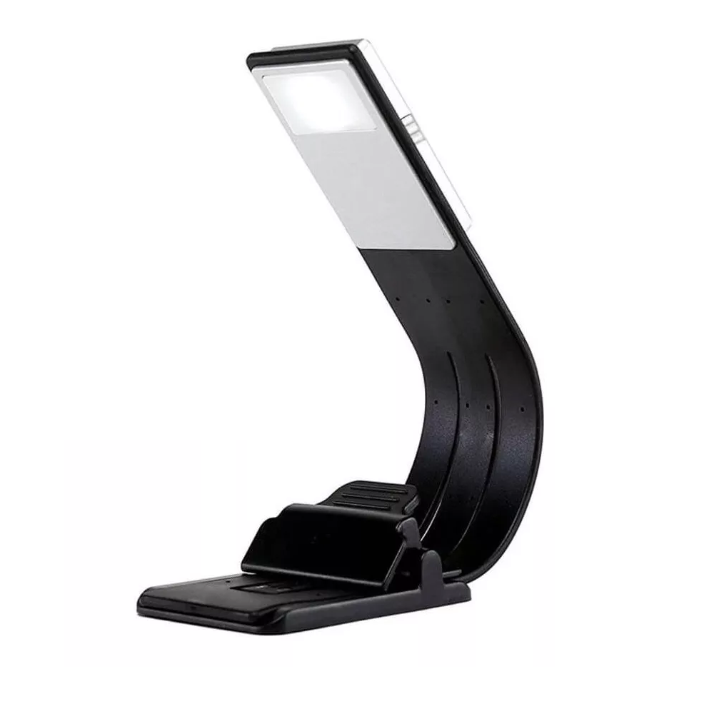 Lámpara Belug con Clip para Lectura Led color Negra