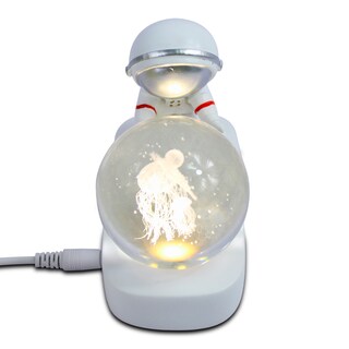 Foto 2 | Lampara Decorativa Astronauta Esfera de Cristal