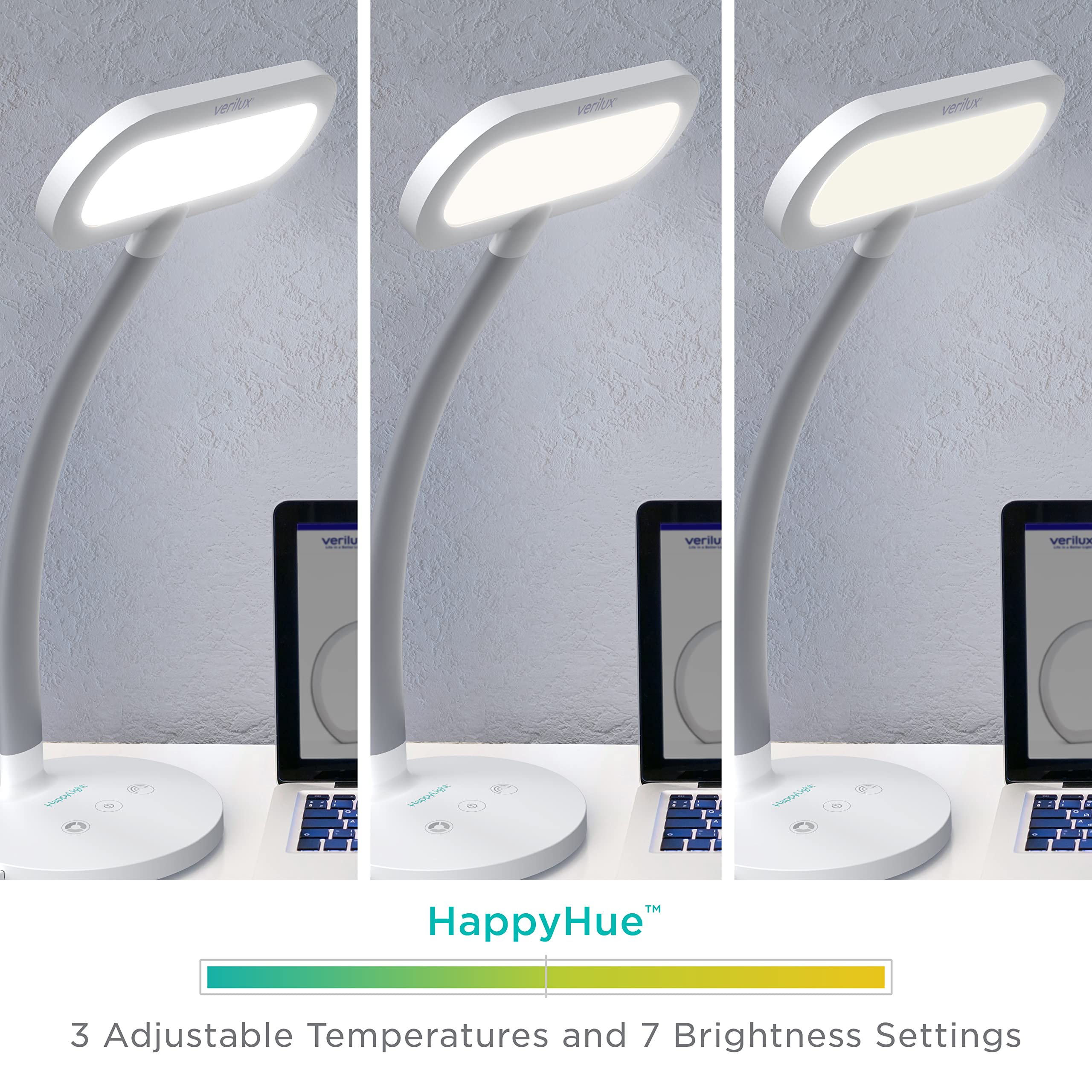 Foto 4 | Lámpara De Escritorio Verilux Happylight Duo 2 En 1 Para Terapia De Luz Y Tareas - Venta Internacional.