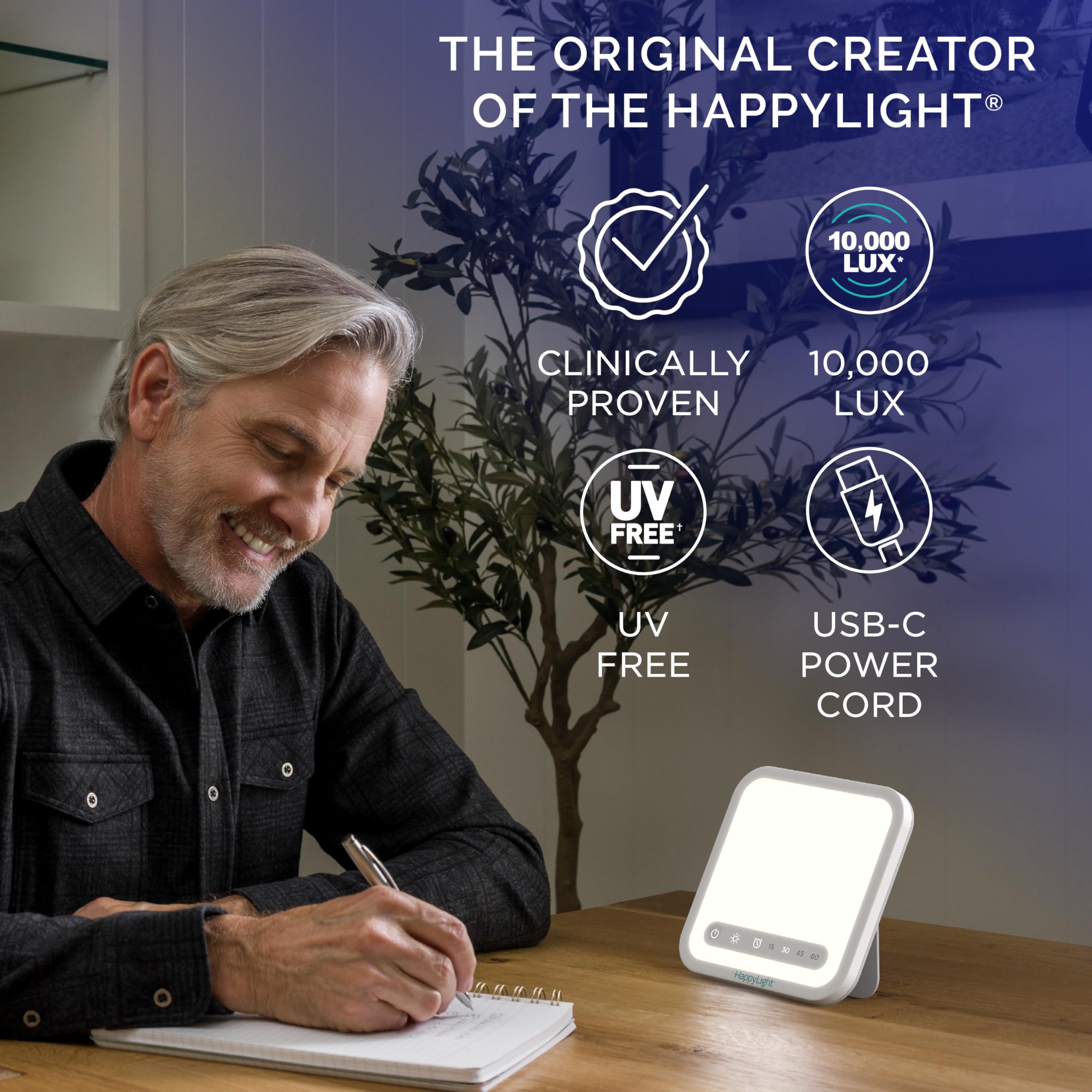 Foto 4 | Lámpara De Fototerapia Verilux Happylight Mini 10.000 Lux - Venta Internacional.