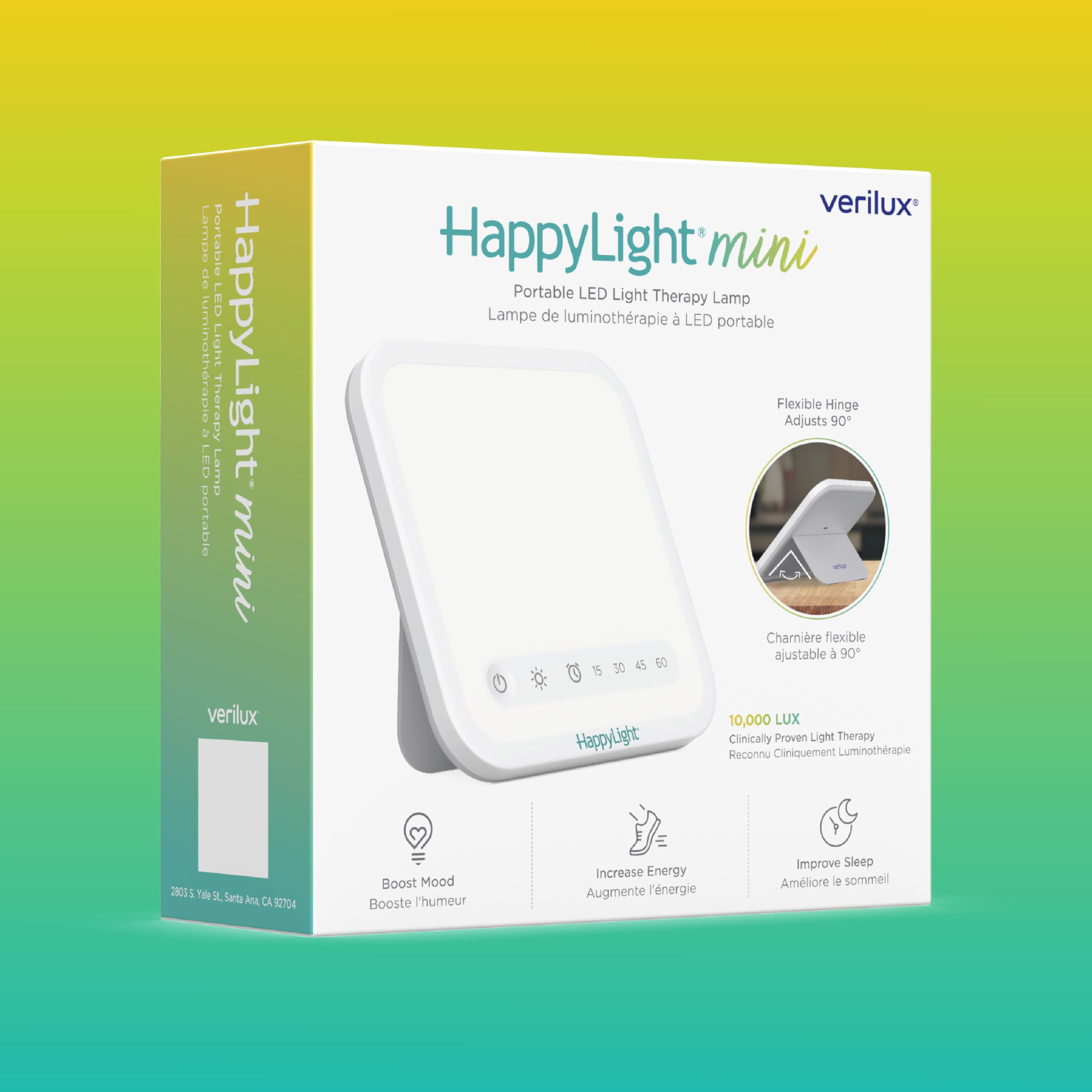 Foto 8 pulgar | Lámpara De Fototerapia Verilux Happylight Mini 10.000 Lux - Venta Internacional.