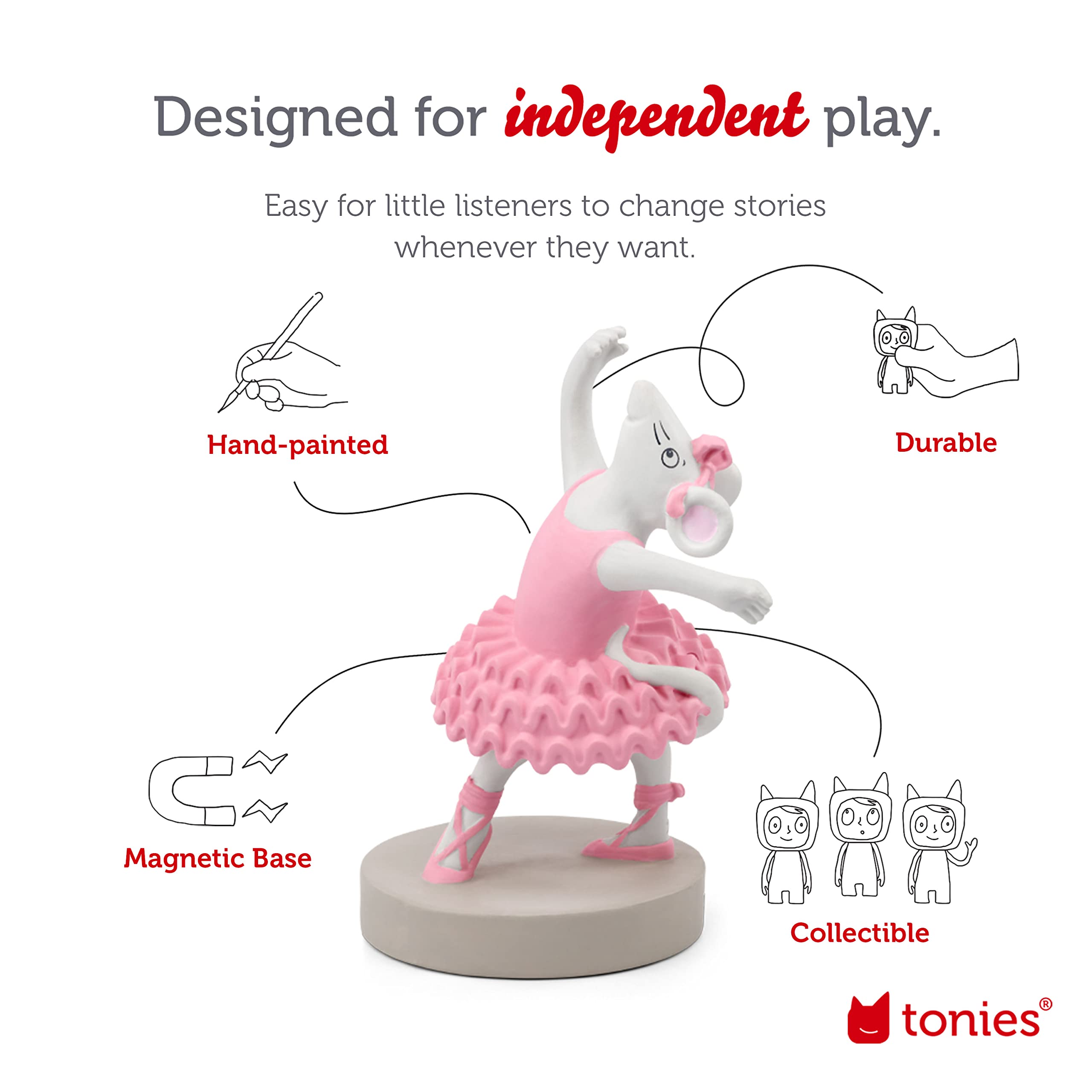 Foto 4 pulgar | Audiolibros Tonies Angelina Ballerina - Venta Internacional