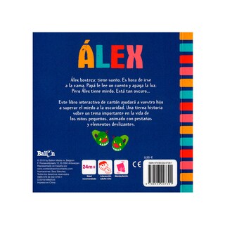 Foto 2 | Libro Alex Tiene Miedo a La Oscuridad Ballon Pasta Dura color Azul