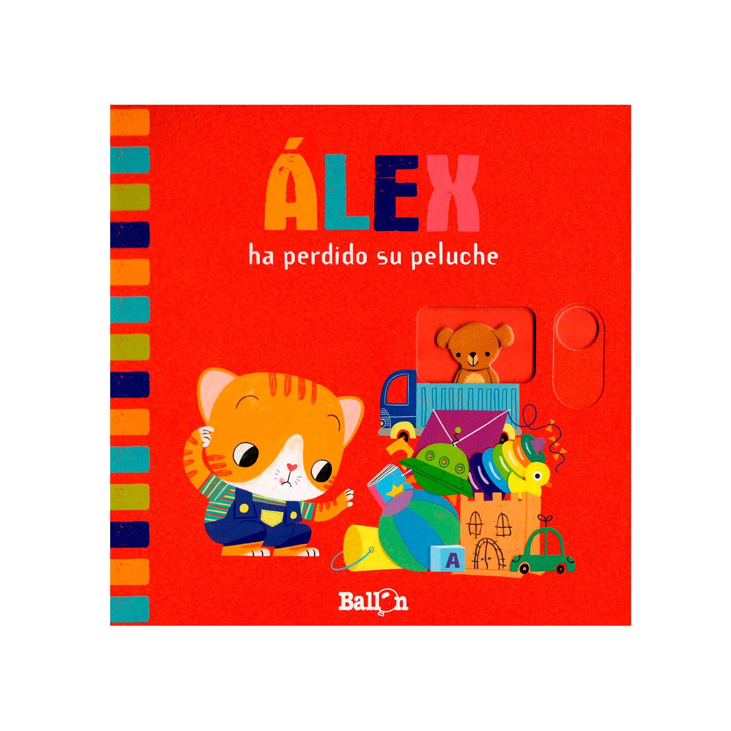Foto 2 pulgar | Libro Alex Ha Perdido Su Peluche Ballon de Pasta Dura color Rojo