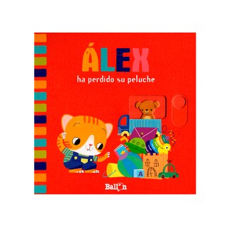 Foto 1 | Libro Alex Ha Perdido Su Peluche Ballon de Pasta Dura color Rojo