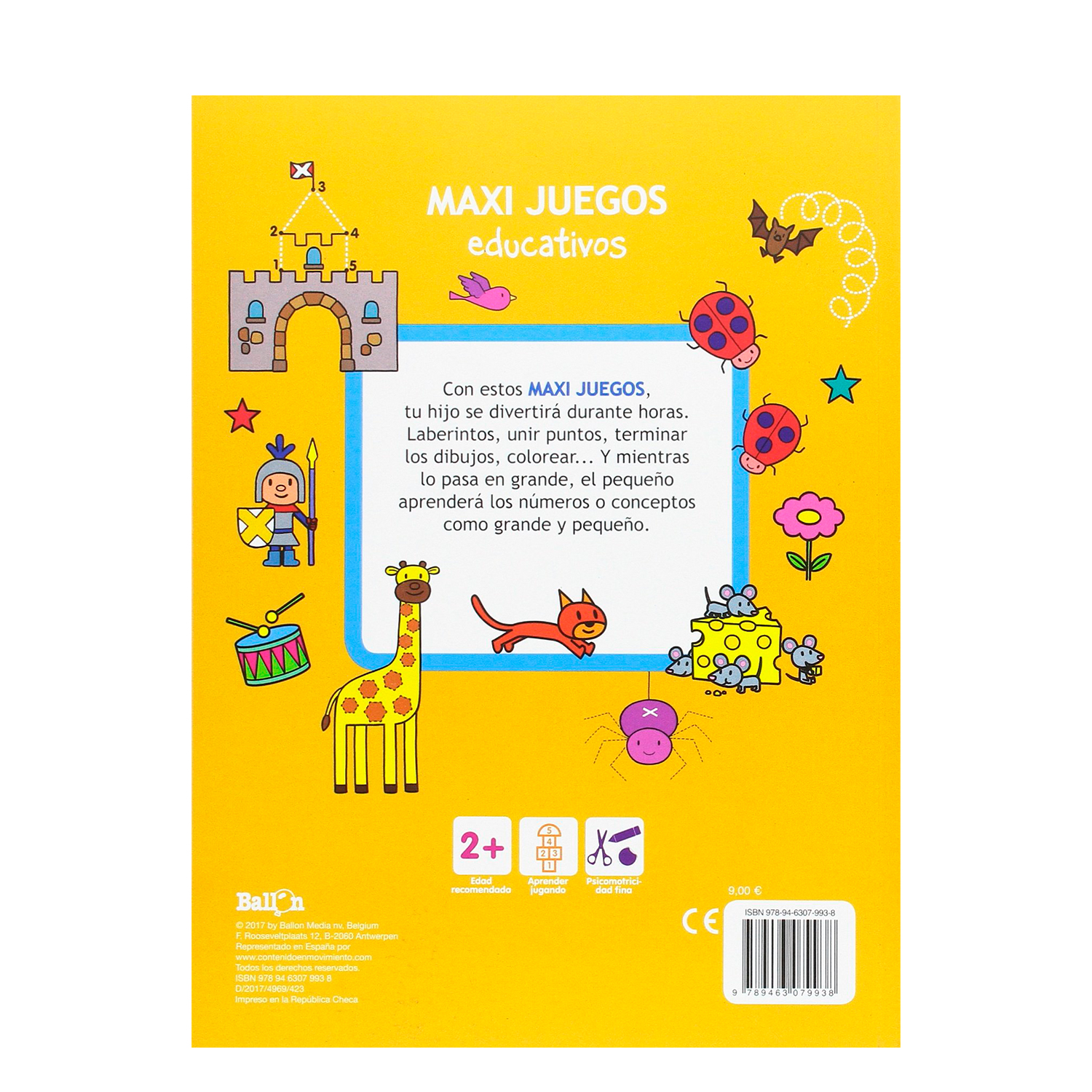 Foto 3 pulgar | Libro Maxi Juegos Educativos Ballon Rústica