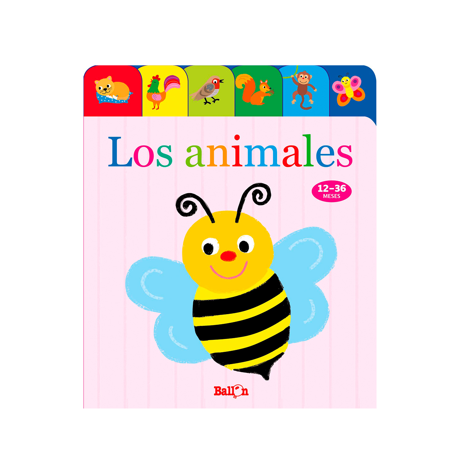 Foto 1 | Libro los Animales Ballon Pasta Dura color Rosa