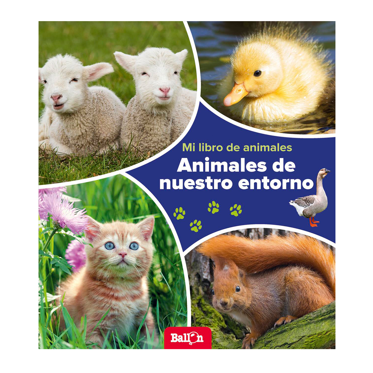 Foto 2 pulgar | Animales de Nuestro Entorno - Mi Libro de Animales Ballon Pasta Dura Multicolor