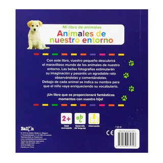 Foto 2 | Animales de Nuestro Entorno - Mi Libro de Animales Ballon Pasta Dura Multicolor