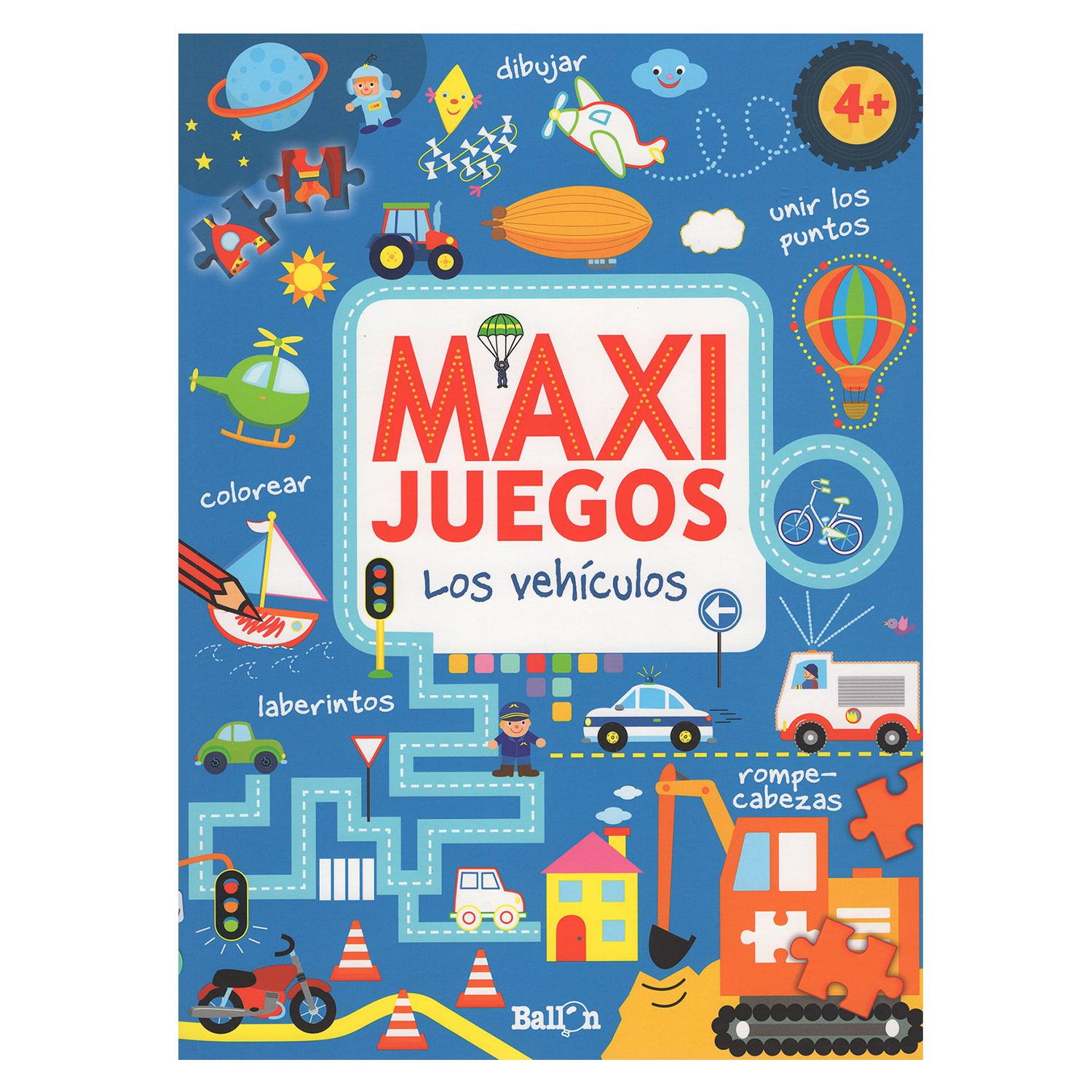 Foto 2 pulgar | Los Vehículos Maxi Juegos Ballon Rústica Azul