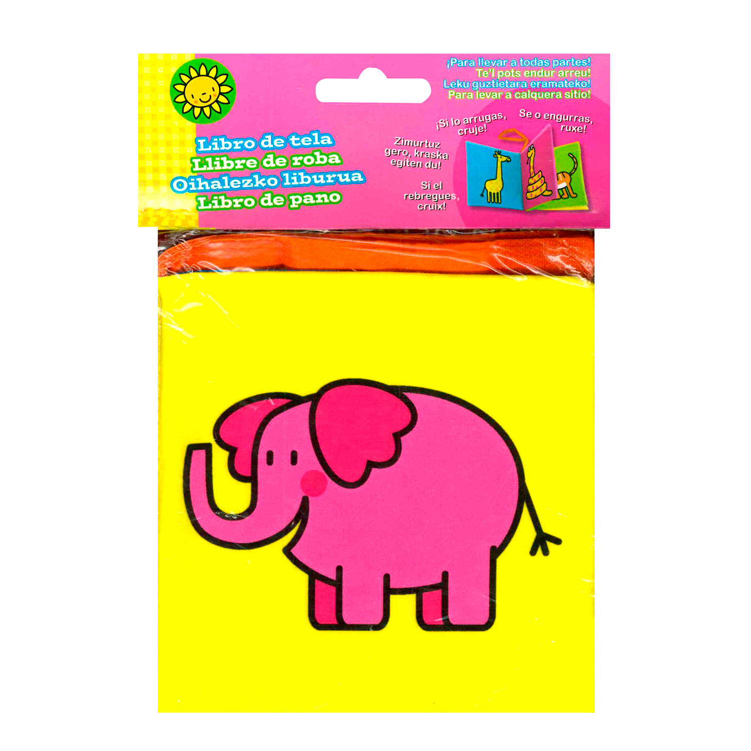 Foto 2 pulgar | Elefante - Mi Primer Libro para el Cochecito Ballon Pack Amarillo