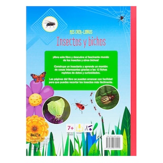 Foto 2 | Libro Insectos y Bichos Ballon Rústica Multicolor
