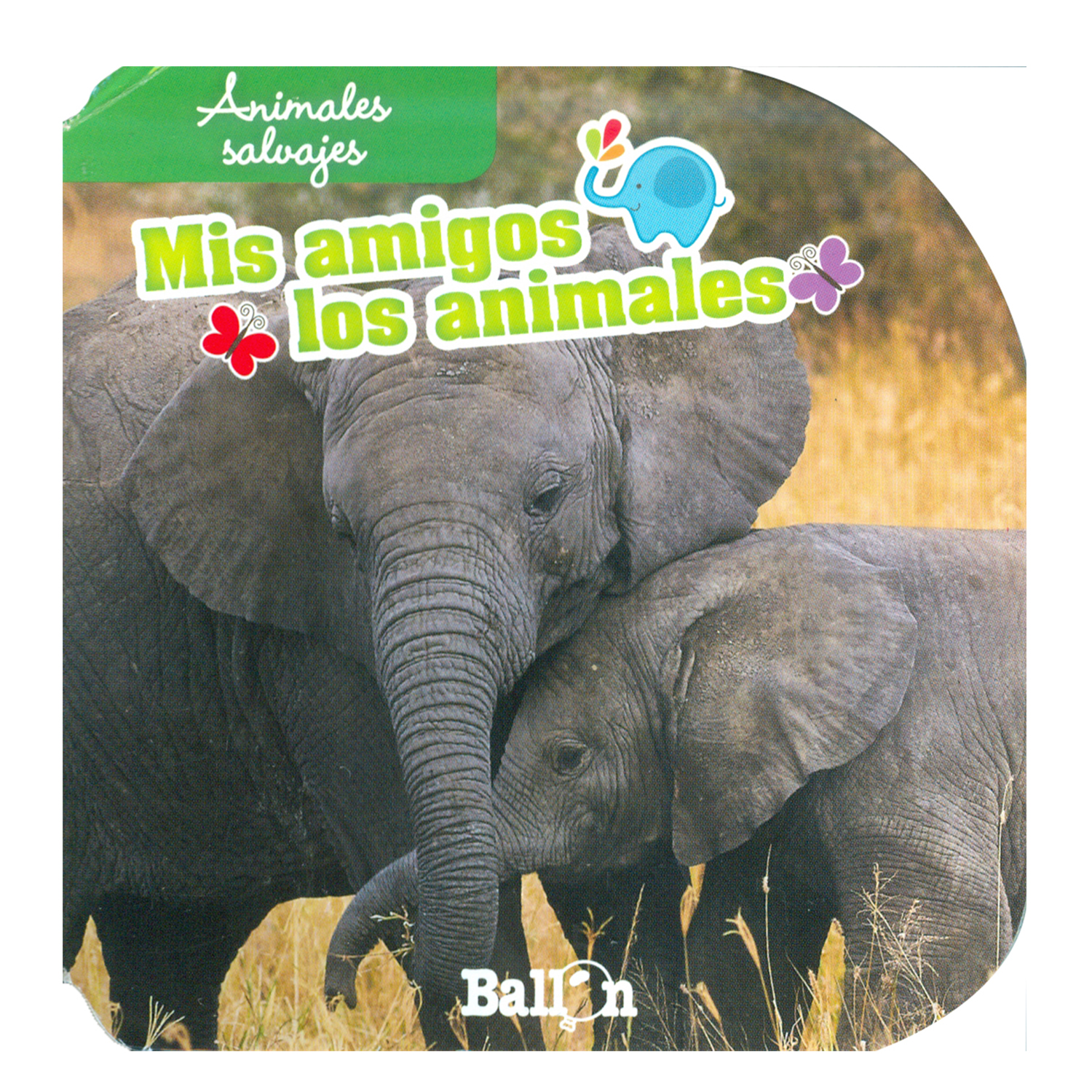 Foto 2 pulgar | Libro Animales Salvajes Ballon Pasta Dura Multicolor