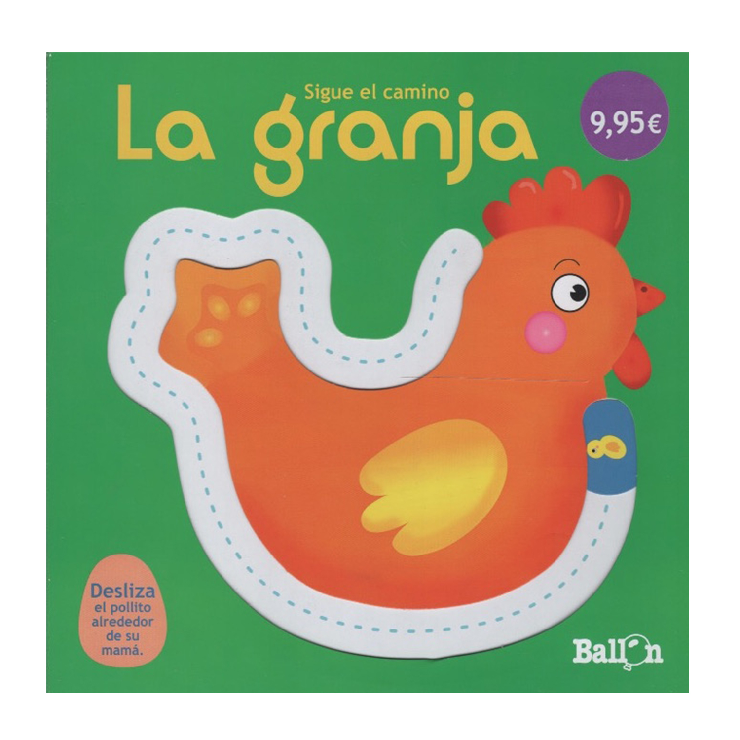 Libro la Granja Sigue El Camino Ballon Pasta Dura color Verde