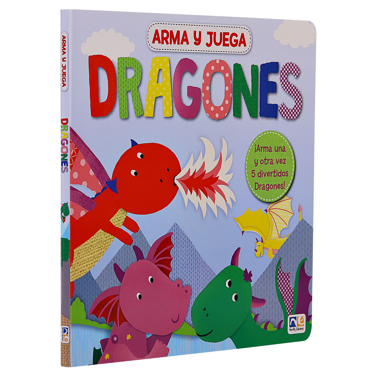 Libro Infantil Arma y Juega con Dragones - Novelty Multicolor