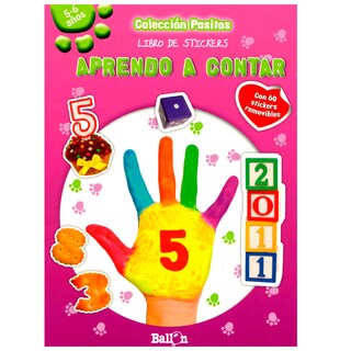 Foto 1 | Libro de Stickers Aprendo a Contar Ballon Rústica color Rosa