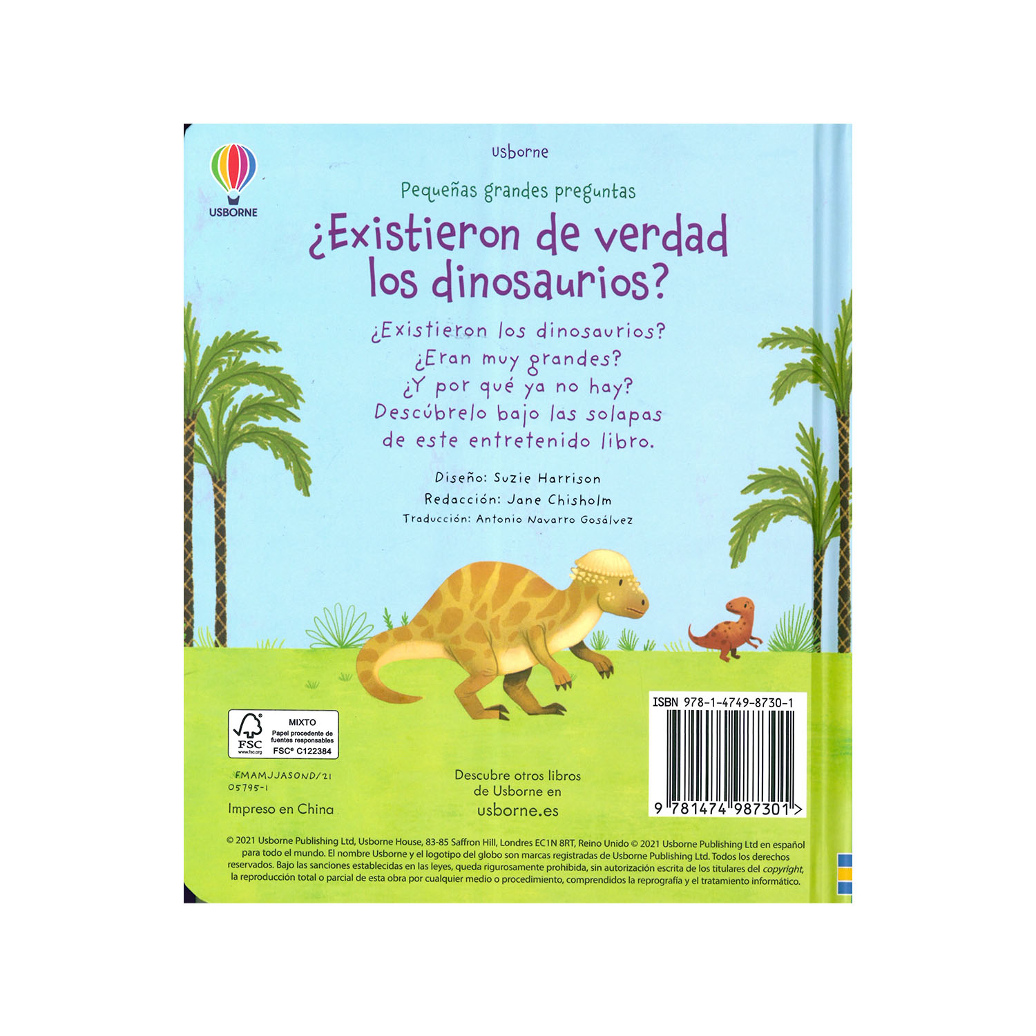 Foto 3 pulgar | ¿Existieron de Verdad Los Dinosaurios? Usborne Pasta Dura color Amarillo
