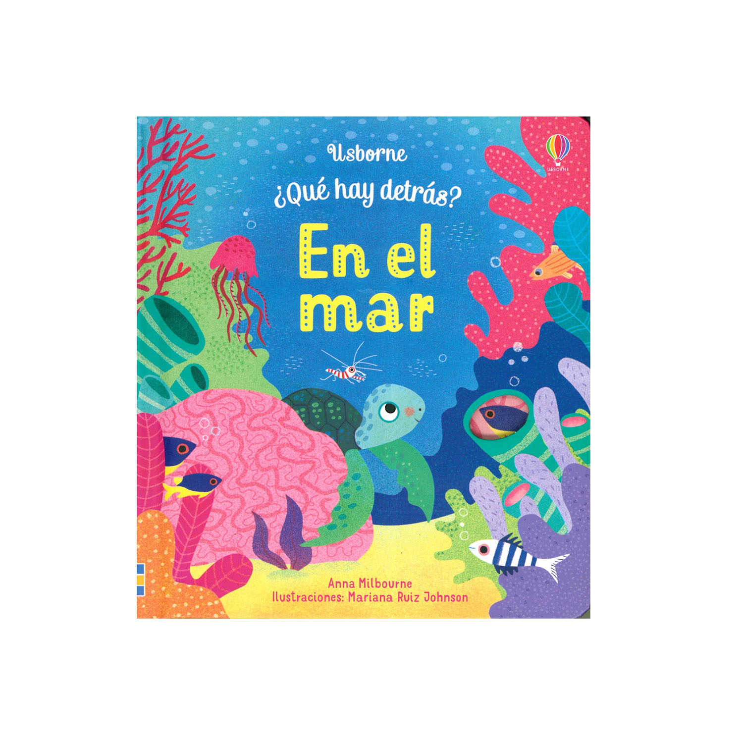 En el Mar Usborne Pasta Dura color Azul