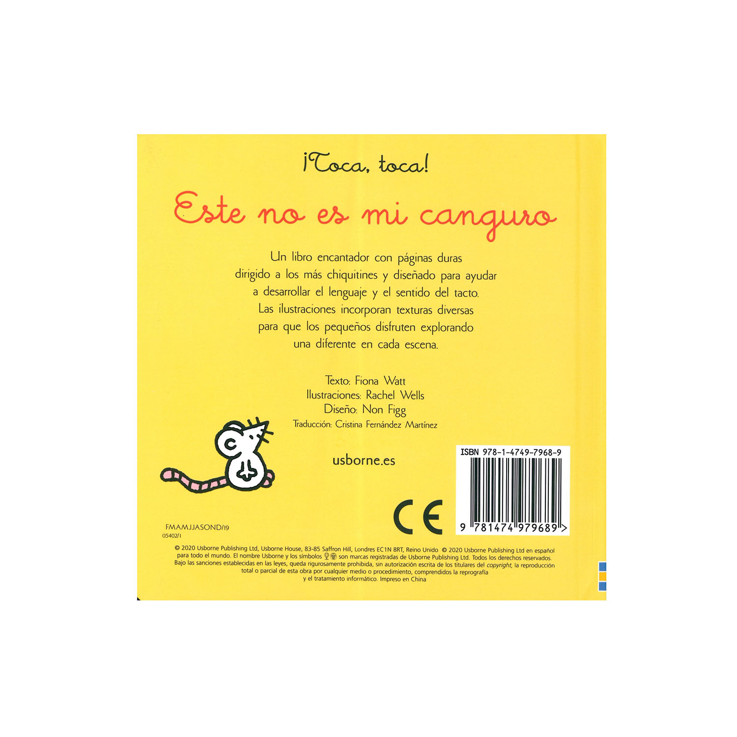 Foto 2 | Este No Es Mi Canguro Usborne Pasta Dura color Amarillo