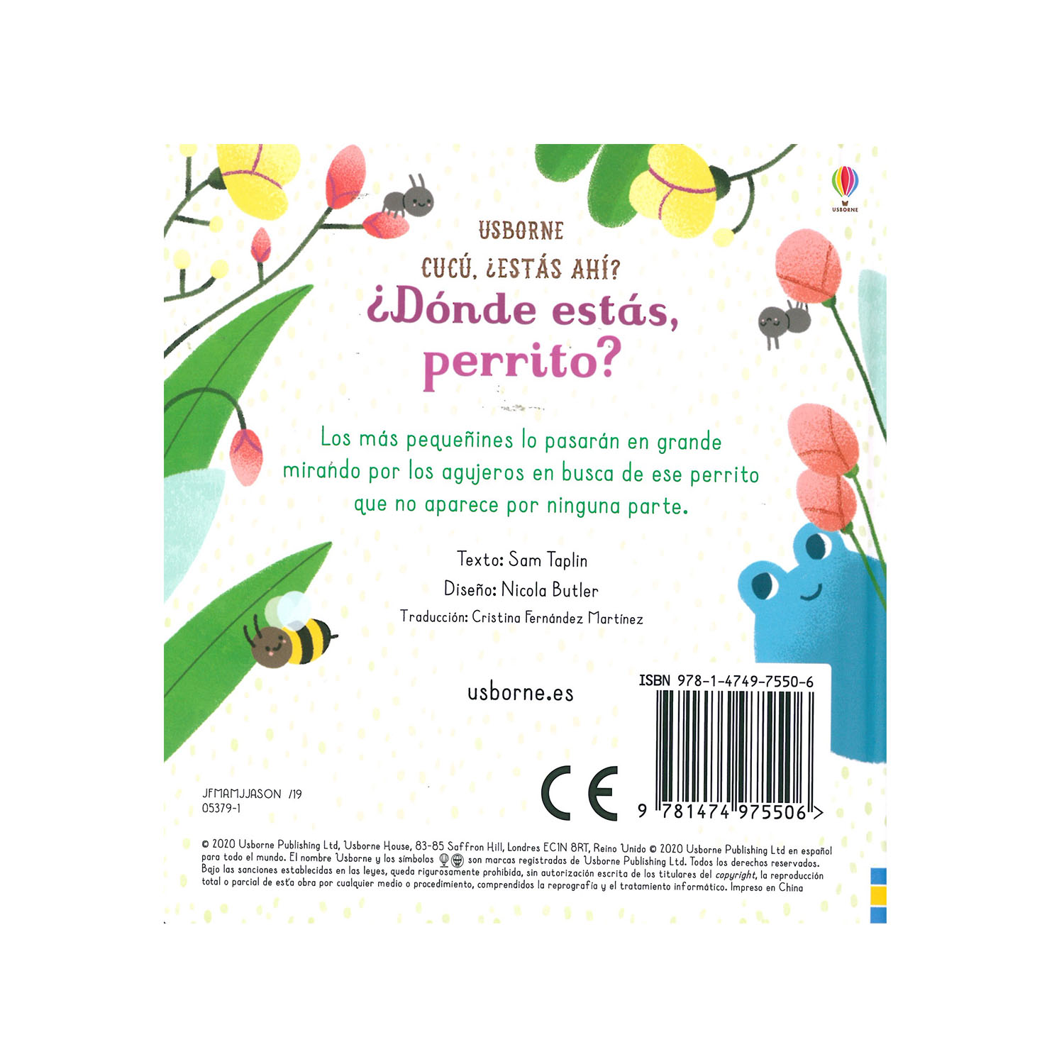 Foto 3 pulgar | ¿Dónde Estás Perrito? Usborne Pasta Dura Multicolor