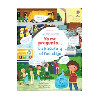 Foto 1 | Yo Me Pregunto…la Basura y el Reciclaje Usborne Pasta Dura Multicolor