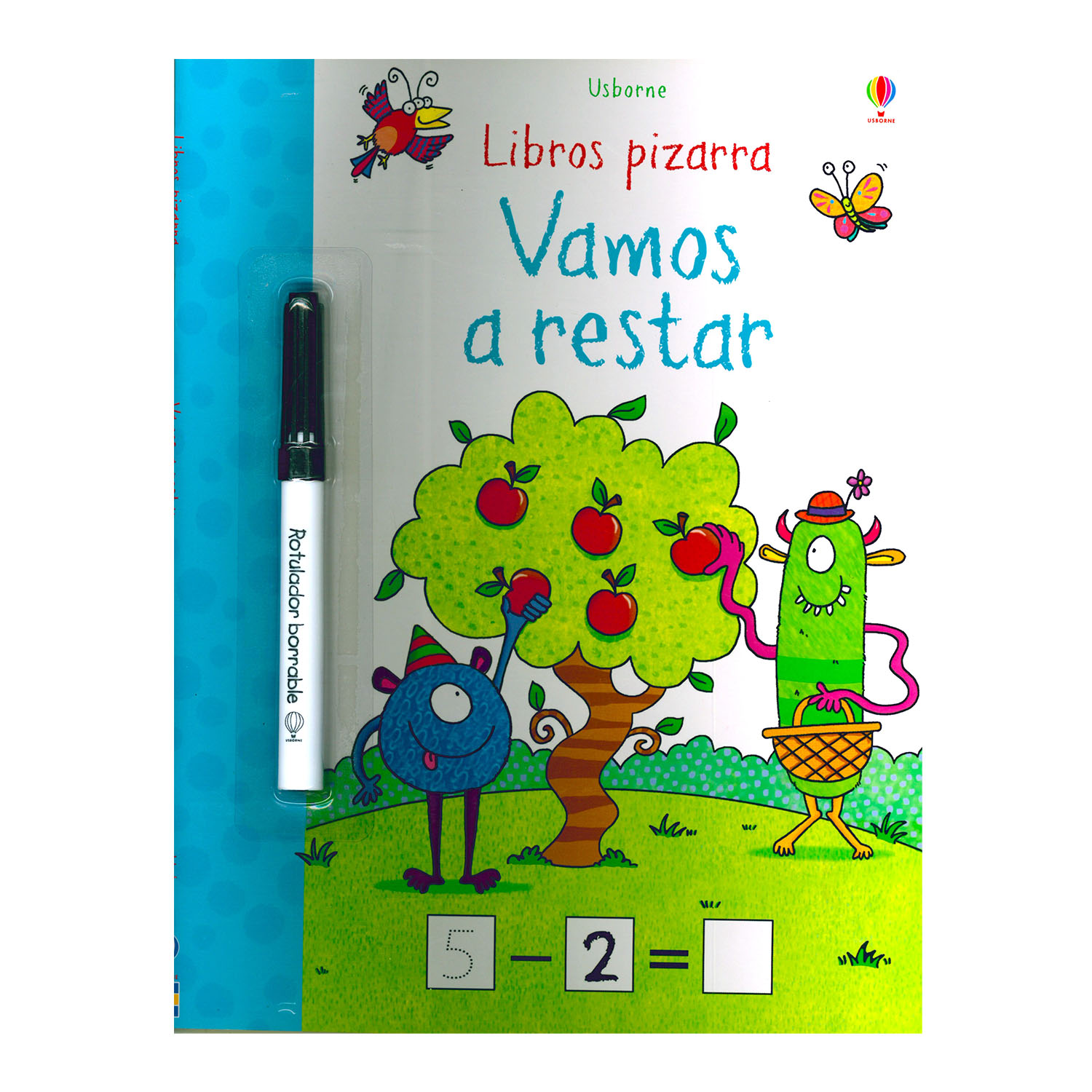 Vamos a Restar Usborne Rústica Multicolor