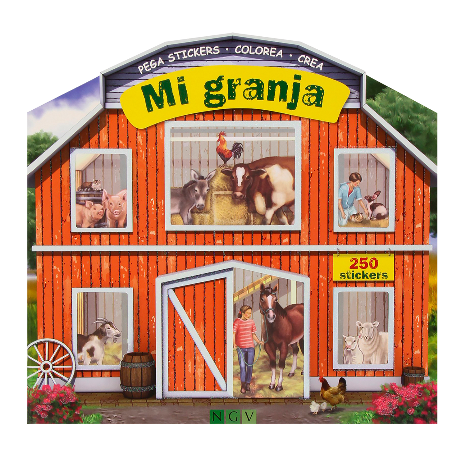 Foto 2 pulgar | Mi Granja Ngv Rústica color Anaranjado