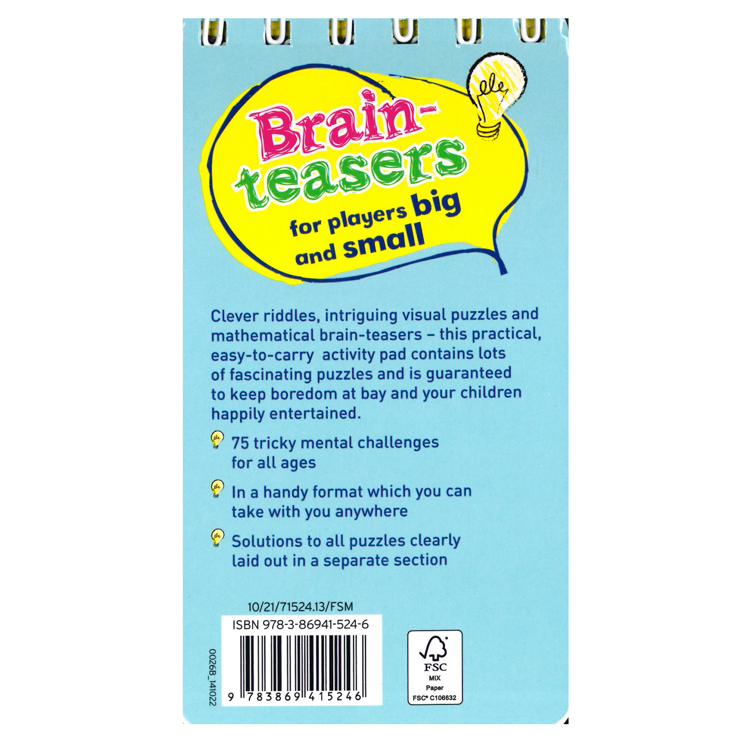 Foto 3 pulgar | Libro Brain Teasers Ngv Pasta Dura