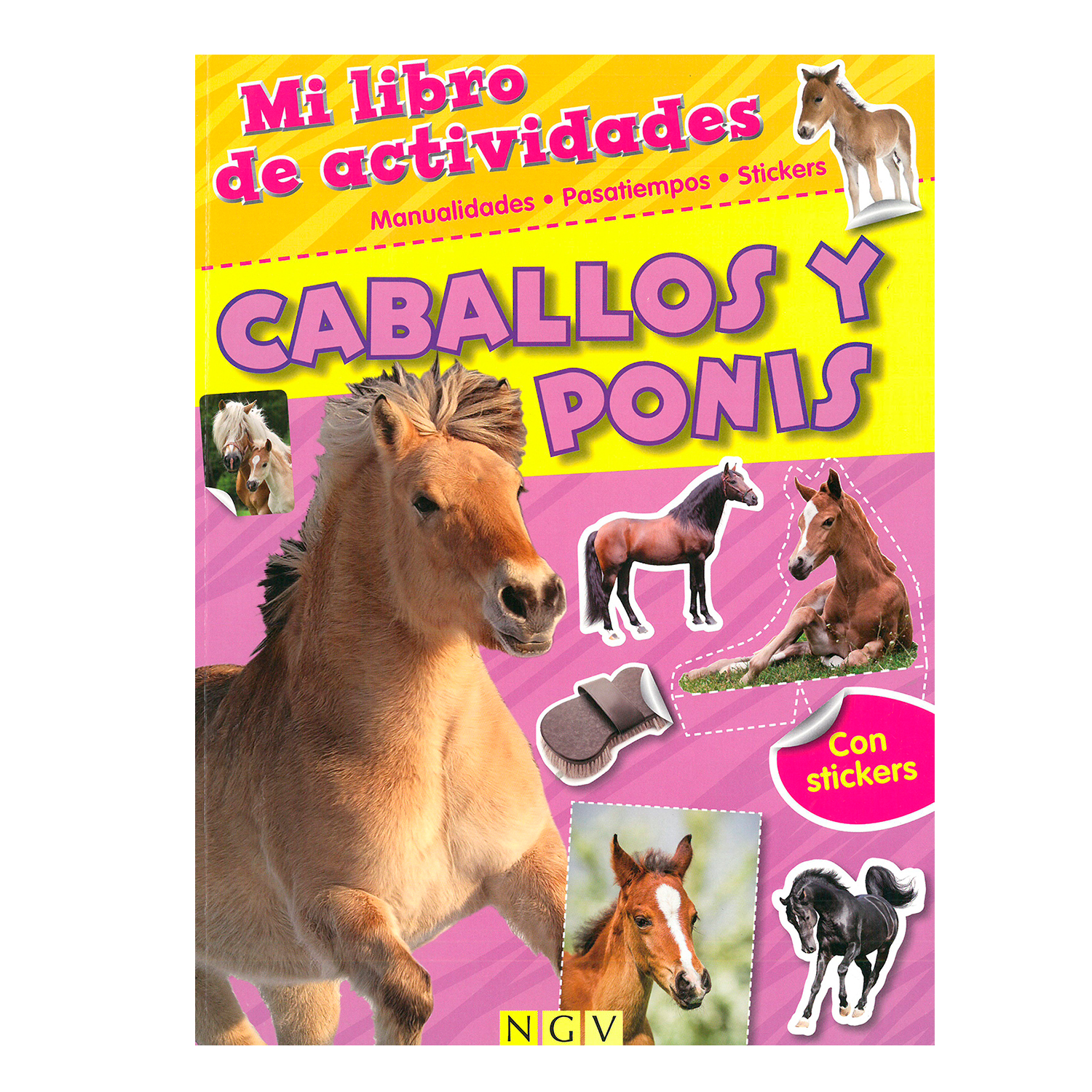 Foto 2 pulgar | Mi Libro de Actividades/Caballos y Ponis NGV Rústica Multicolor