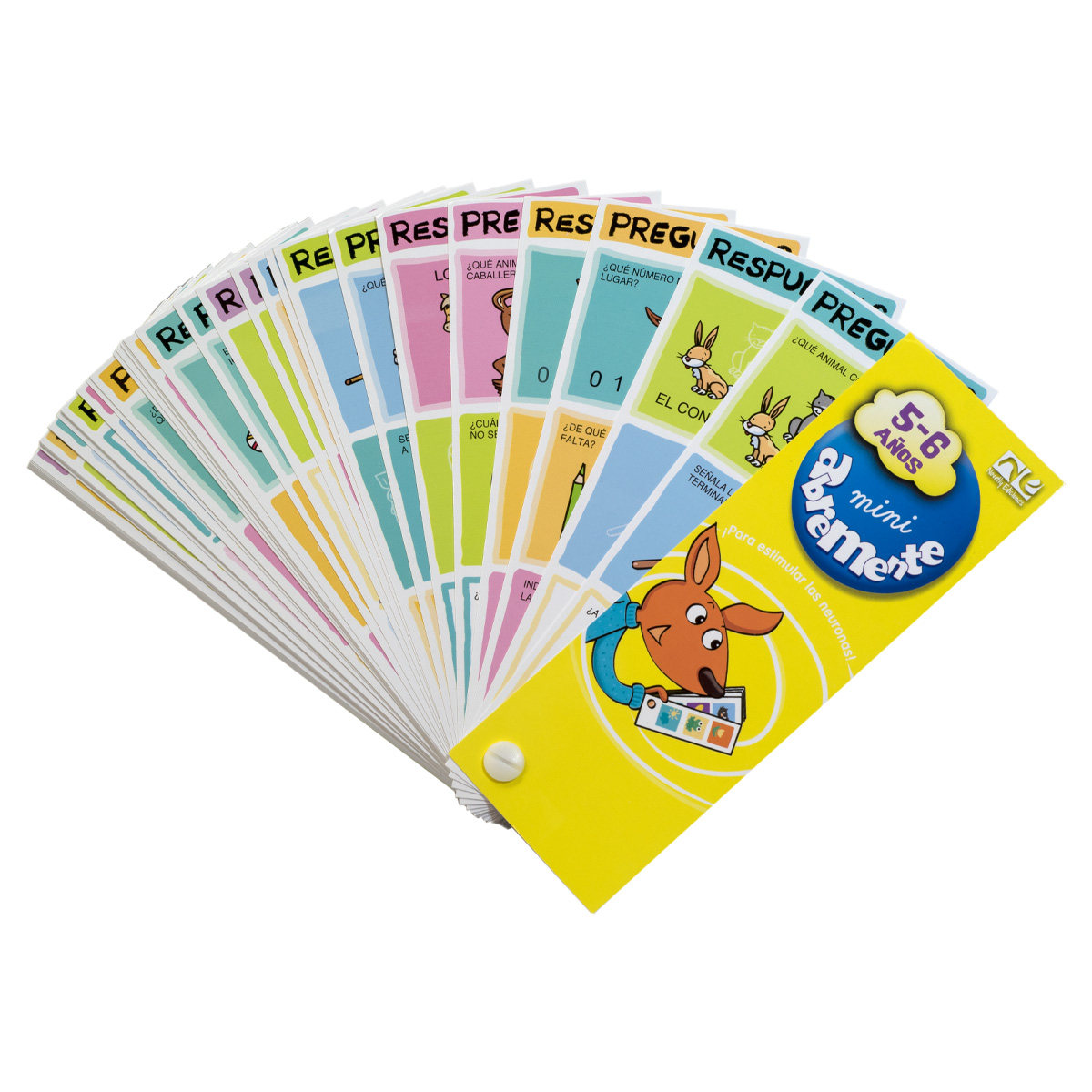 Libro Didáctico Mini Abremente 5 - 6 Años Novelty