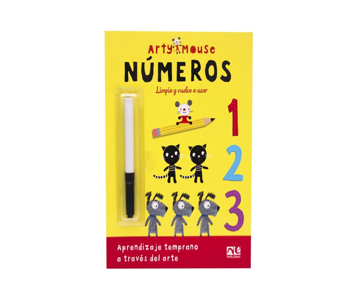 Libro Infantil Arty Mouse Números - Novelty