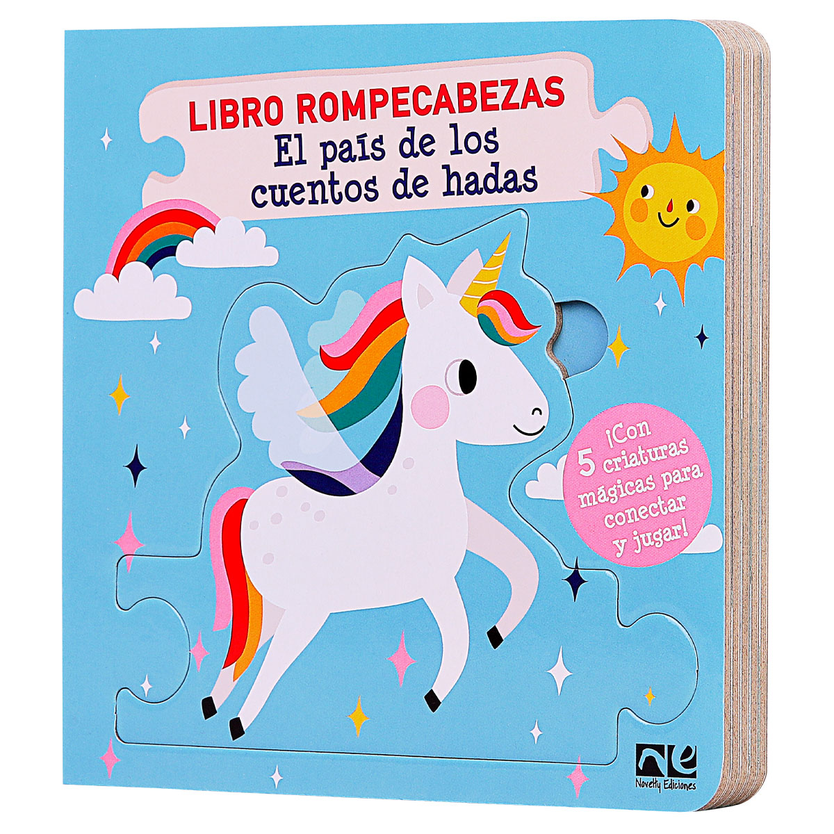 Foto 6 pulgar | Libro Preescolar Rompecabezas El País de los Cuentos de Hadas - Novelty