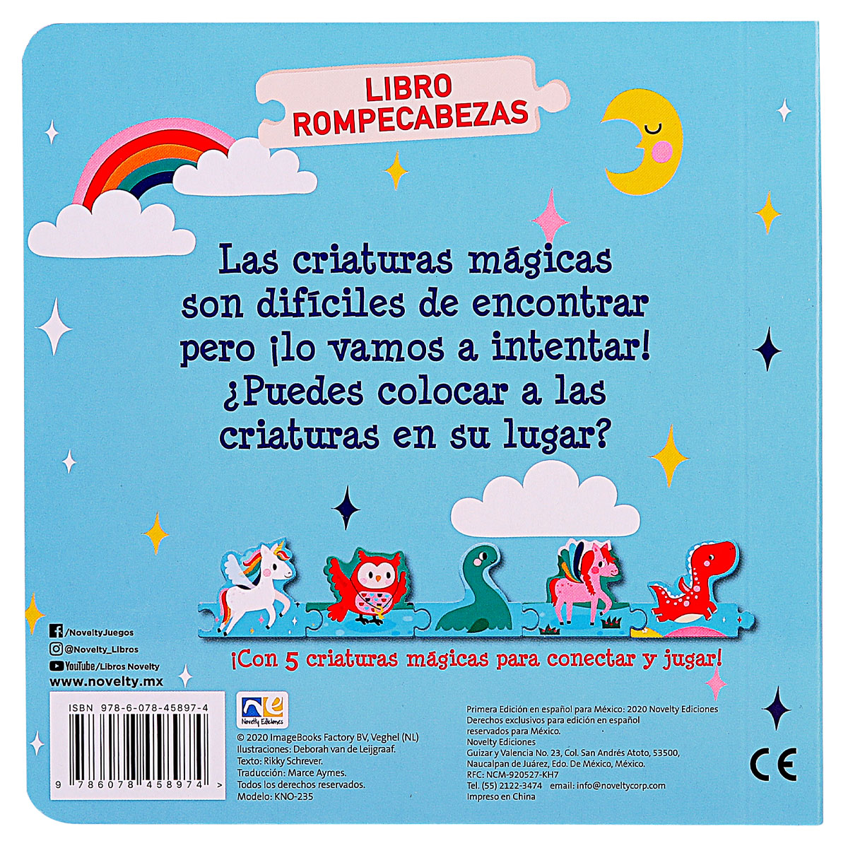 Foto 7 pulgar | Libro Preescolar Rompecabezas El País de los Cuentos de Hadas - Novelty