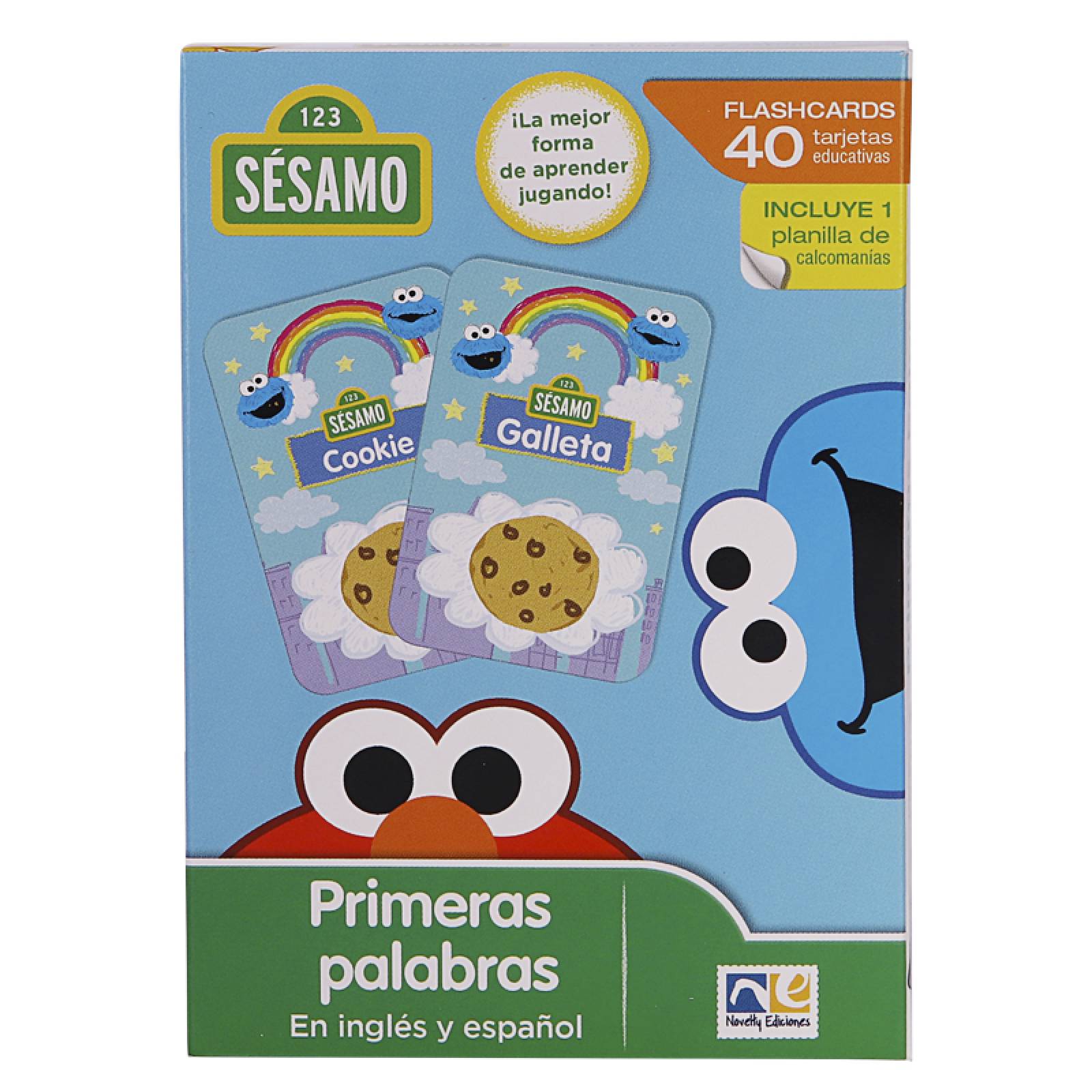 Foto 3 pulgar | Flashcards Primeras Palabras Bilingües de Plaza Sésamo - Novelty