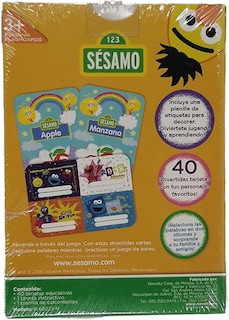 Foto 3 | Flashcards Primeras Palabras Bilingües de Plaza Sésamo - Novelty