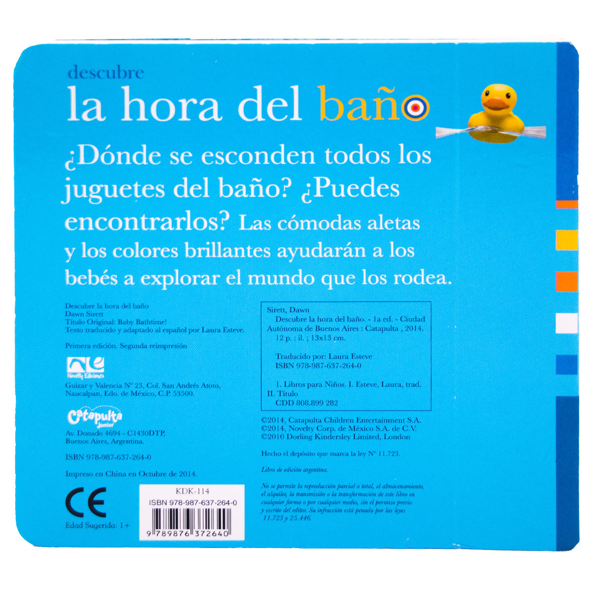 Foto 3 | Libro Infantil Descubre la Hora del Baño - Novelty