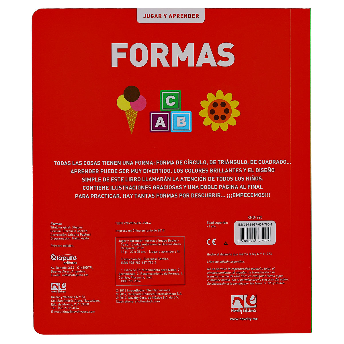 Foto 3 | Libro Preescolar Jugar y Aprender Formas- Novelty
