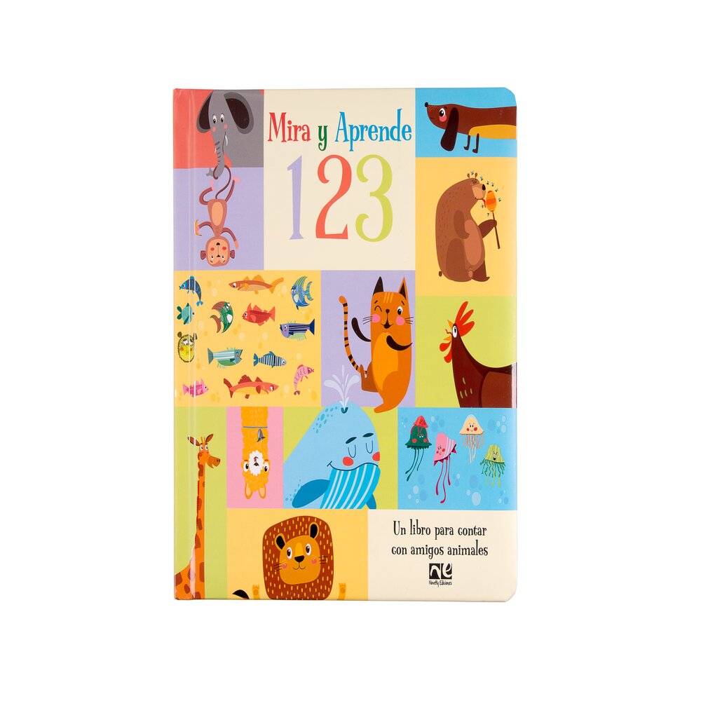 Libro Preescolar Mira y Aprende 123 - Novelty