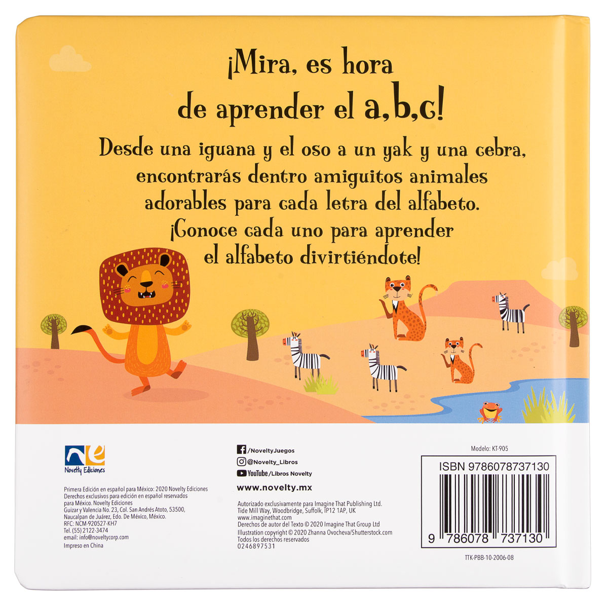Foto 4 pulgar | Libro Preescolar Mira y Aprende Abc - Novelty
