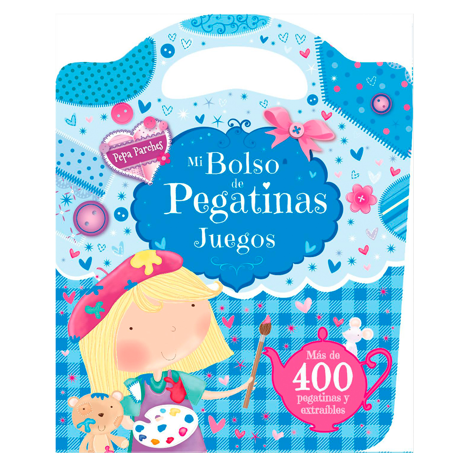 Mi Bolso De Pegatinas. Juegos Libro Divo Pasta Dura Azul
