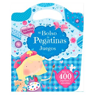 Foto 1 | Mi Bolso De Pegatinas. Juegos Libro Divo Pasta Dura Azul