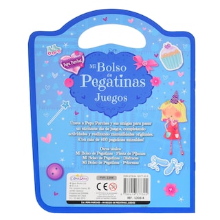 Foto 2 | Mi Bolso De Pegatinas. Juegos Libro Divo Pasta Dura Azul