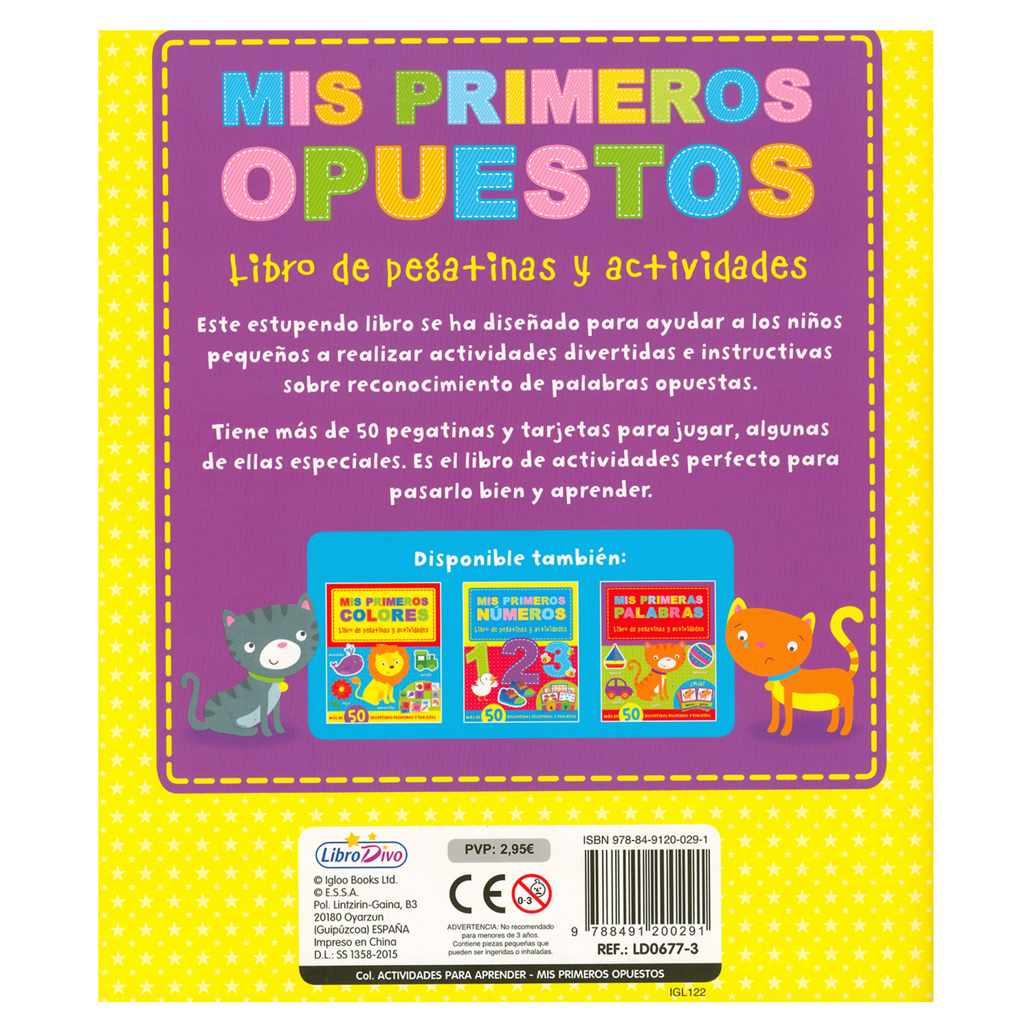 Foto 3 pulgar | Mis Primeros Opuestos Libro Divo Engrapado Multicolor